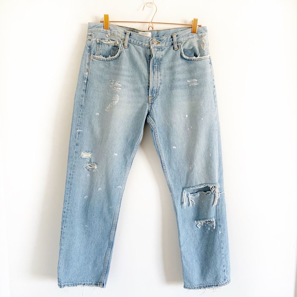 🚨SOLD ON MERC🚨 Zara Premium Distressed Jeans